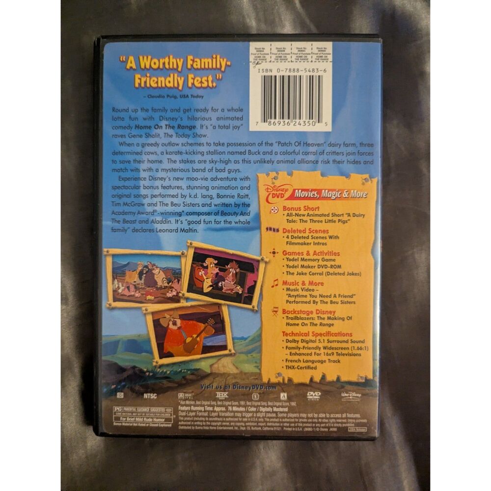 Home on the Range DVD (2004) - Picture 2 of 4